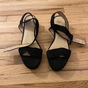 Zara black wedges US size 8.5 EU size 39